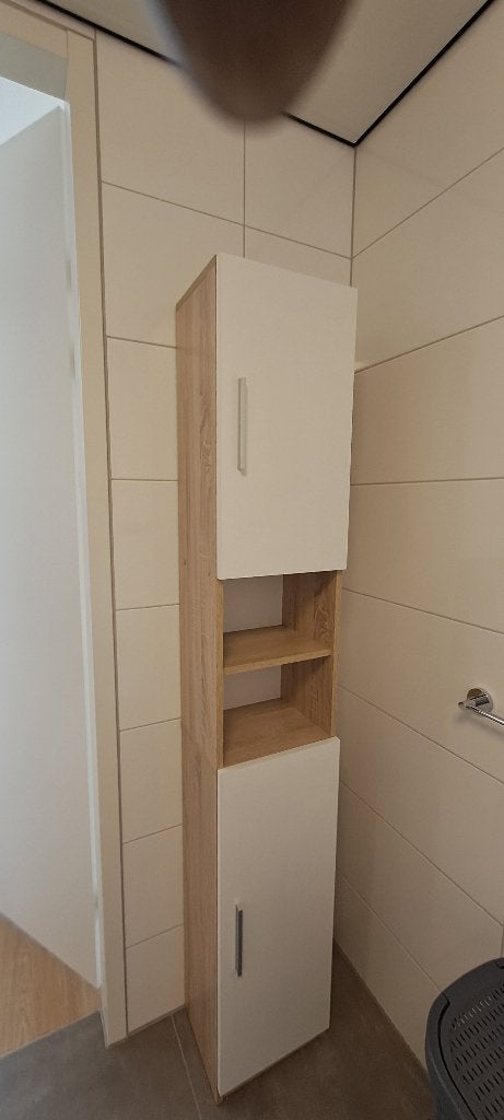 badkamerkast hoog nieuw, Huis en Inrichting, Badkamer | Badkamermeubels, Ophalen, (Half)hoge kast, Minder dan 50 cm, Nieuw