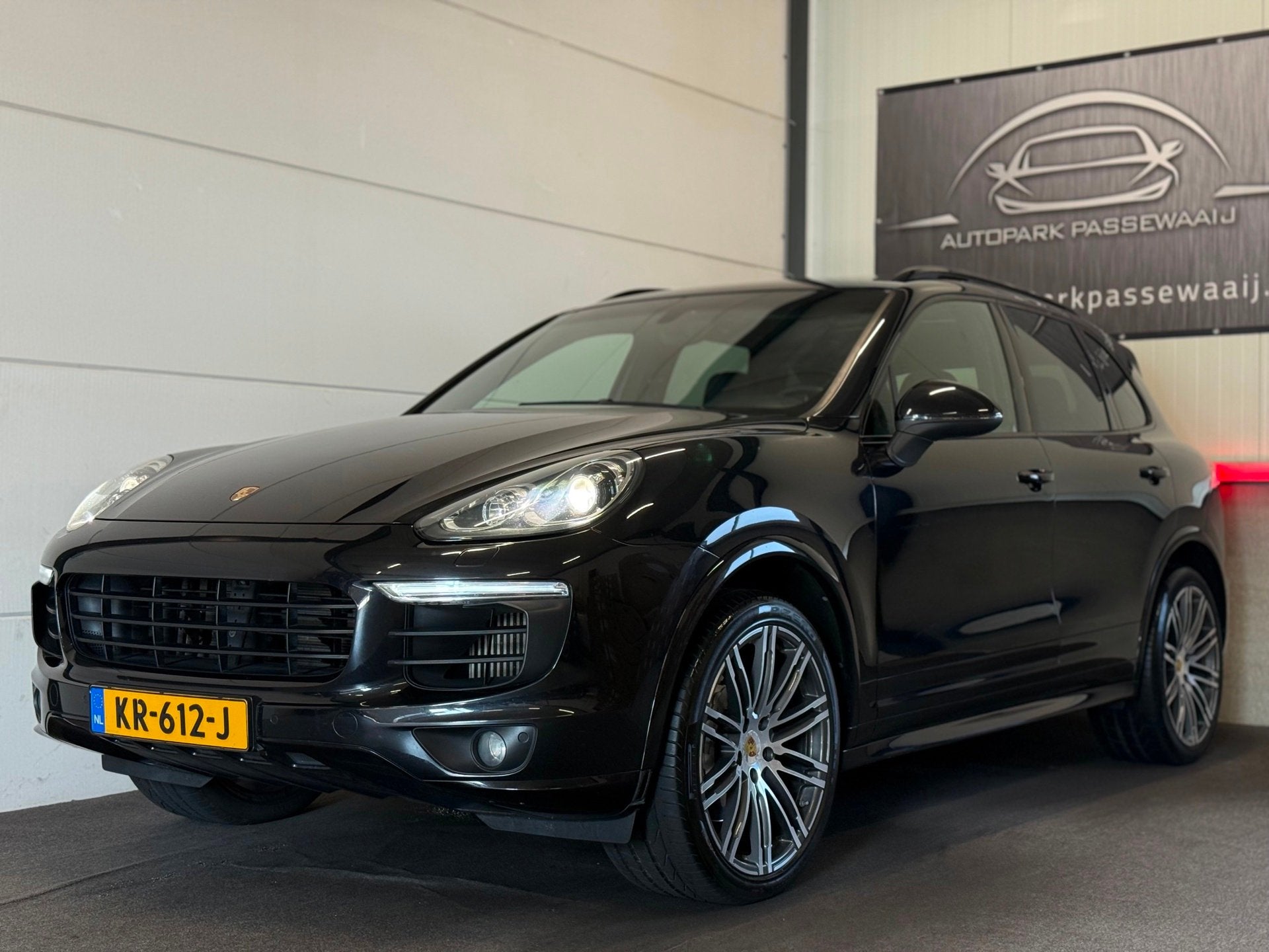 Porsche Cayenne S 4.2 D Pano, Cruise Control, Lederen, 18-Vo, Auto's, Gebruikt, Zwart, Leder, Bedrijf