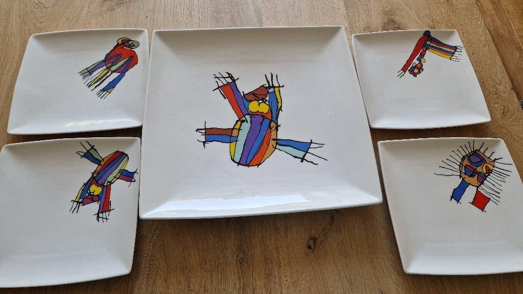 Gebaksstel, Ophalen, Zo goed als nieuw, Bord(en), Overige stijlen