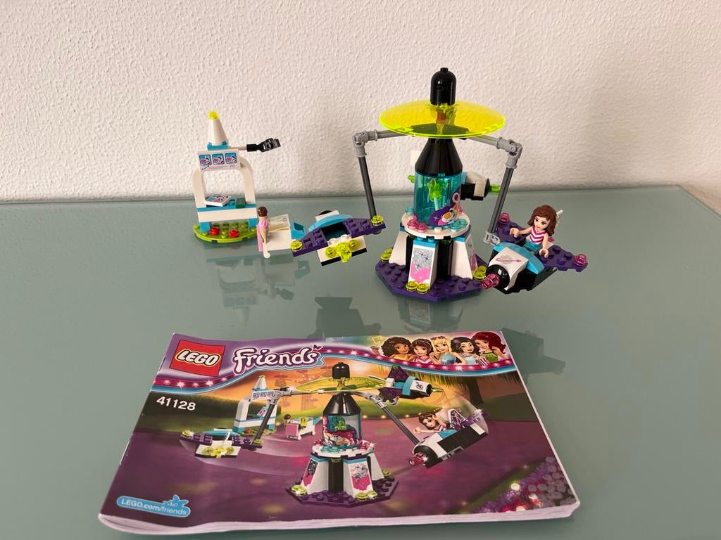 Lego Friends 41128 Draaimolen Kermis met Mia, Ophalen of Verzenden, Zo goed als nieuw