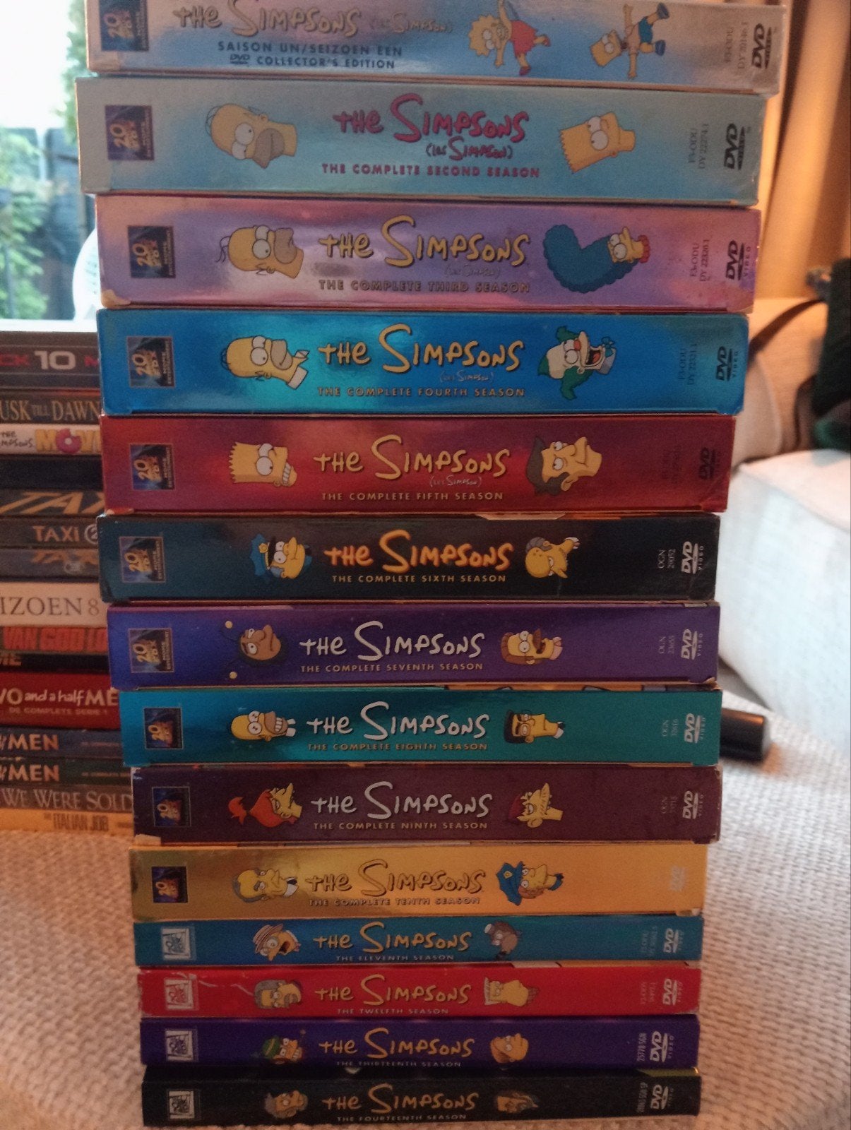 The Simpsons DVD Boxsets - Seizoen 1 t/m 14, Cd's en Dvd's, Ophalen, Gebruikt, Alle leeftijden, Nederlands