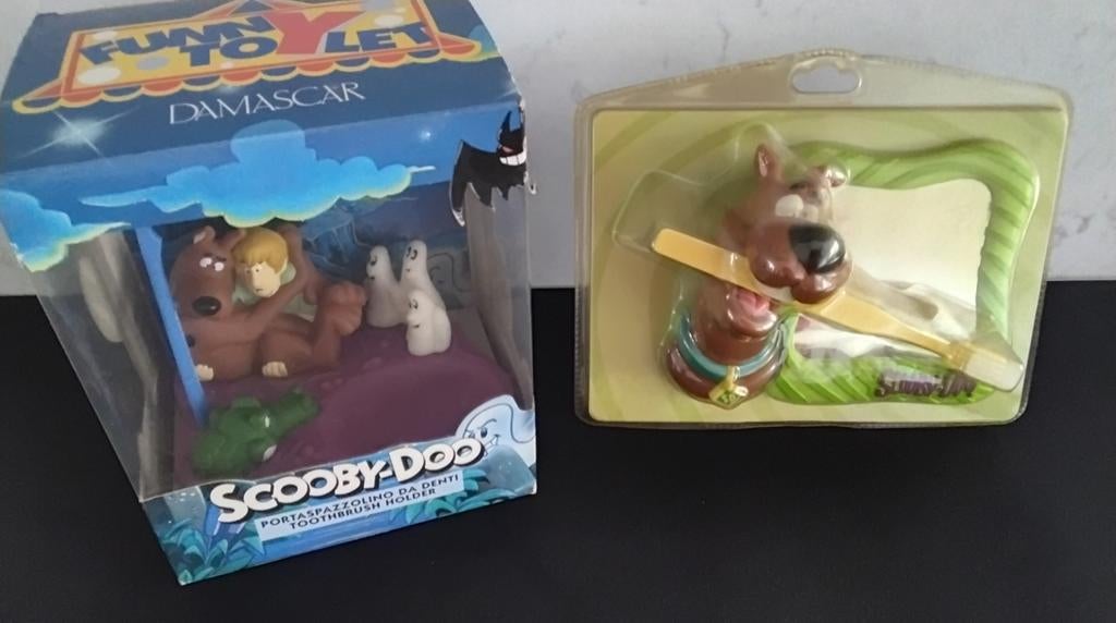 2 x Scooby-Doo tandenborstelhouder met spiegel nieuw, Kinderen en Baby's, Speelgoed | Overig, Nieuw, Jongen of Meisje, Ophalen of Verzenden
