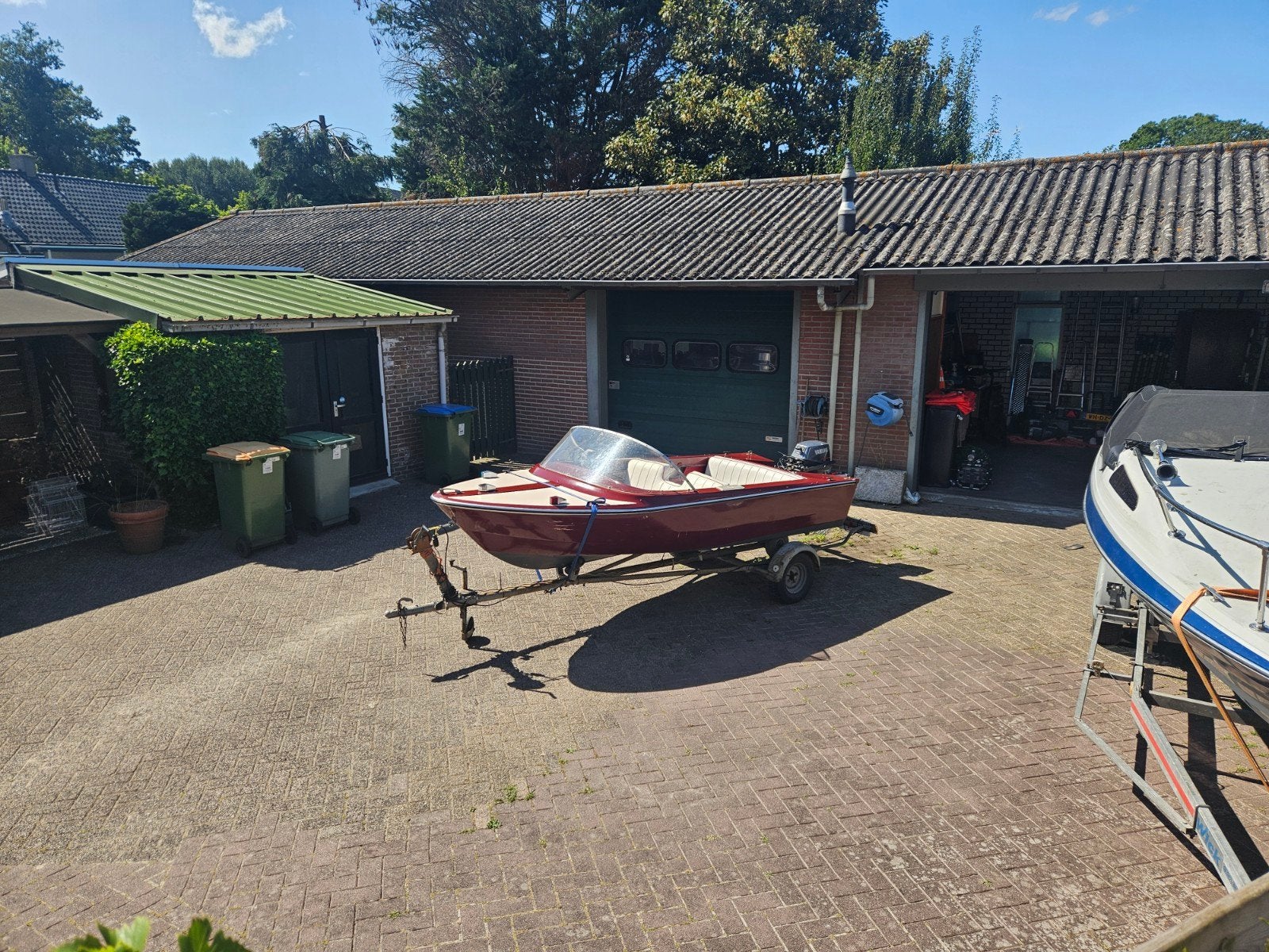 leuke 4 persoons boot zonder vaarbewijs te varen, Watersport en Boten, Speedboten, Ophalen, 8 pk, Gebruikt, 4 m