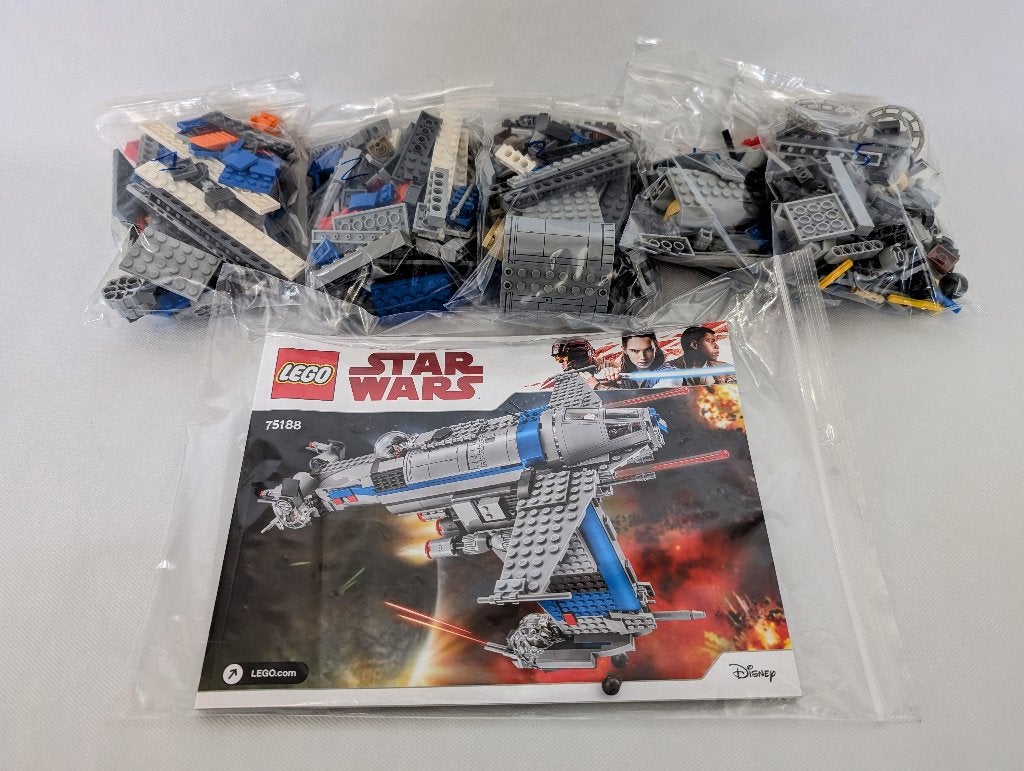 LEGO Star Wars 75188 Resistance Bomber EX minifigs, Star Wars, Lego, Inclusief instructies, Ophalen of Verzenden