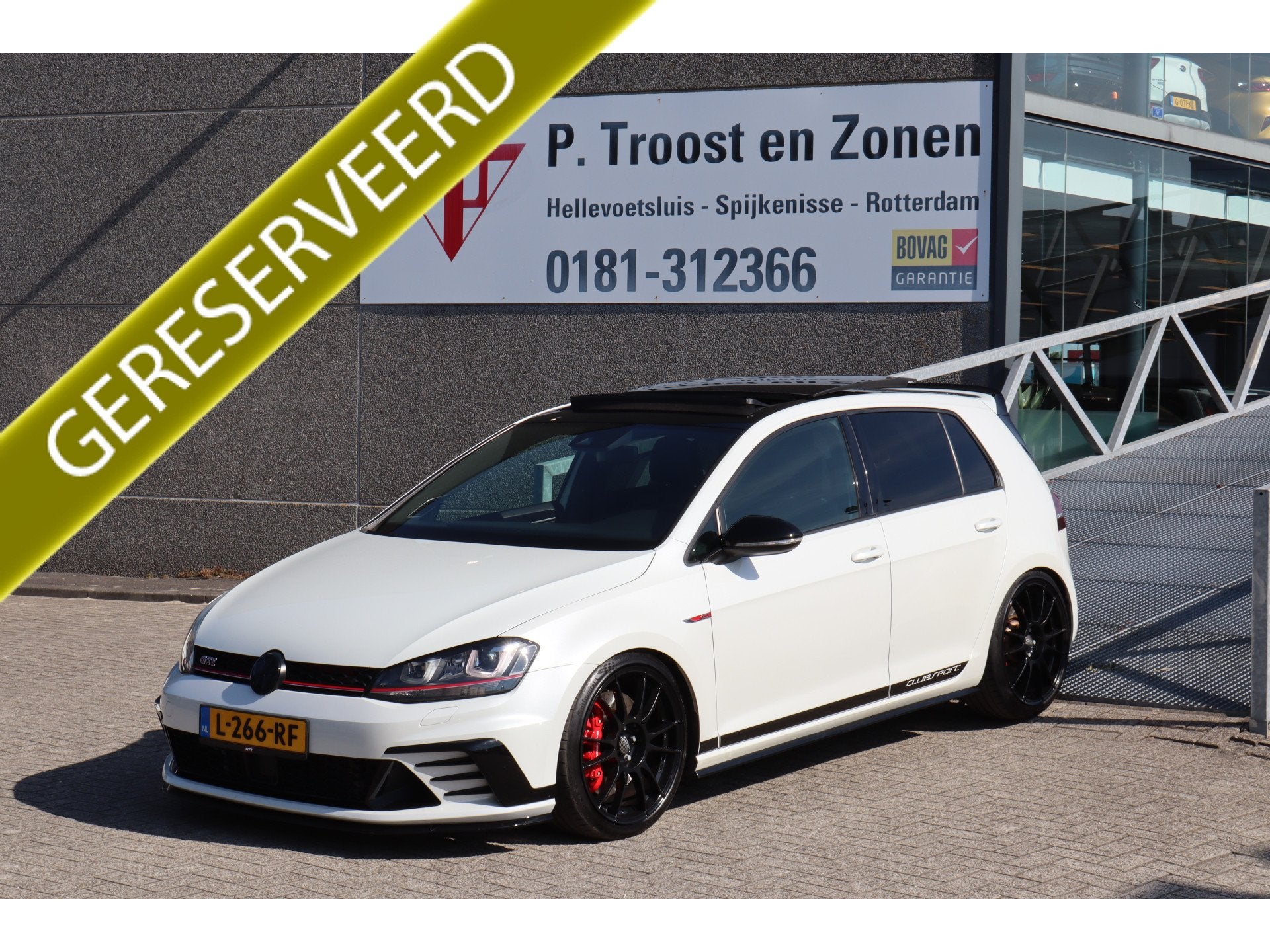 Volkswagen Golf 2.0 TSI GTI Clubsport 502PK Stage 3 Meeneemp, Gebruikt, Wit, Bedrijf, Golf