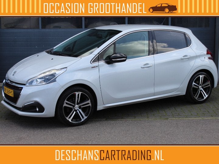 Peugeot 208 1.2 PureTech GT-line Navigatie, PDC, Climate con, Auto's, Voorwielaandrijving, Leder en Stof, Origineel Nederlands