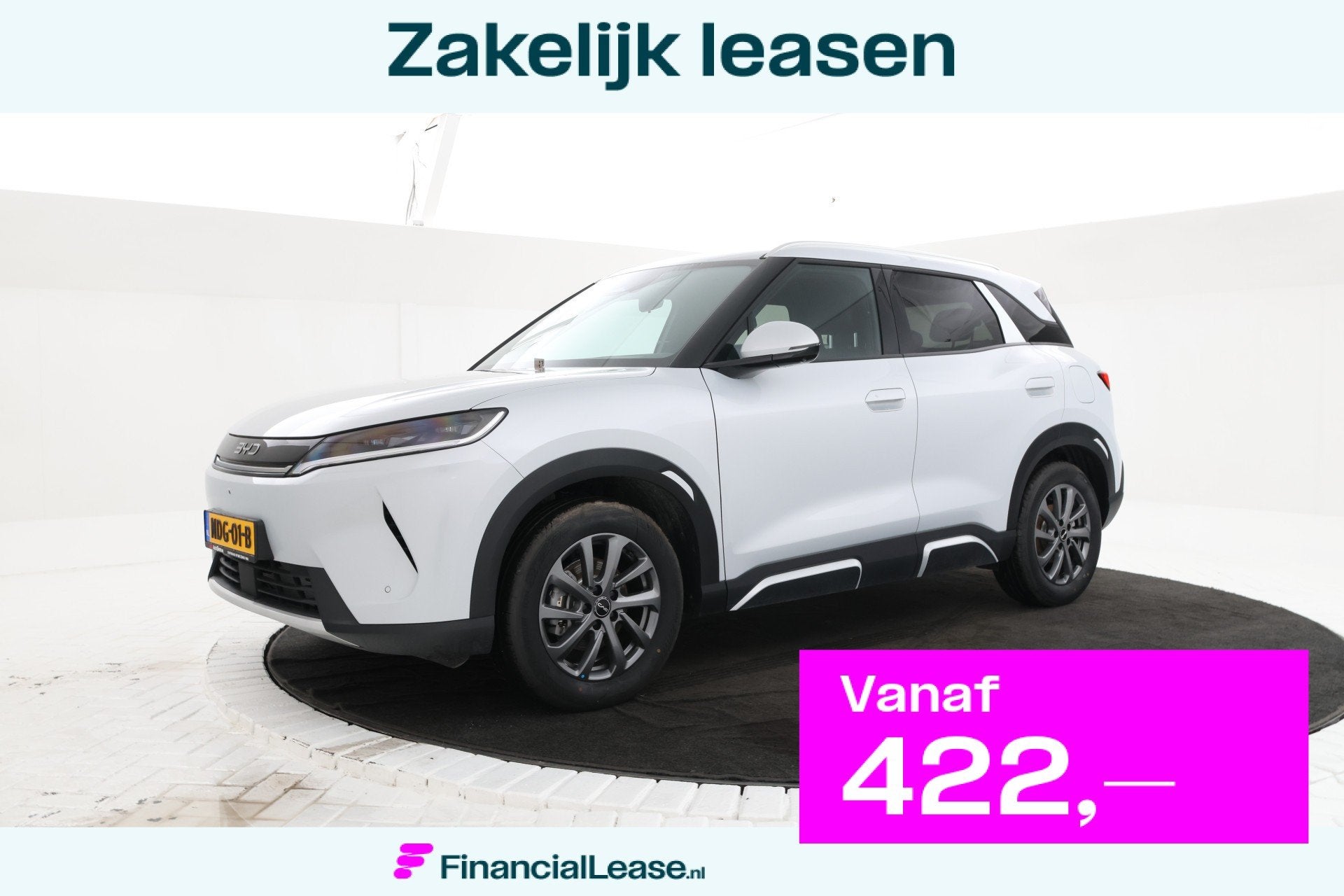 BYD ATTO 2 1.5 DM-i Boost Bom vol opties! Fabrieksnieuw!, 1498 cc, Met garantie (alle), Wit, Bedrijf