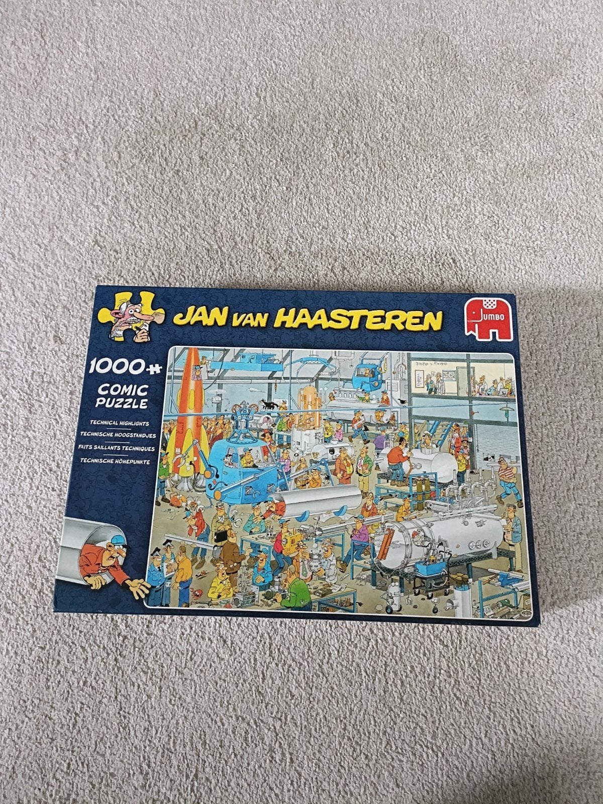 Jan van Haasteren Comic Puzzle 1000+ stukjes, Een of twee spelers, Ophalen, Zo goed als nieuw, Jumbo