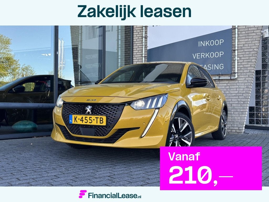 Peugeot 208 GT-LINE*130PK*AUTOM.*CARPLAY*CAM*CRUISE*NAVI*ECC, Parkeersensor, Gebruikt, Euro 6, 1199 cc