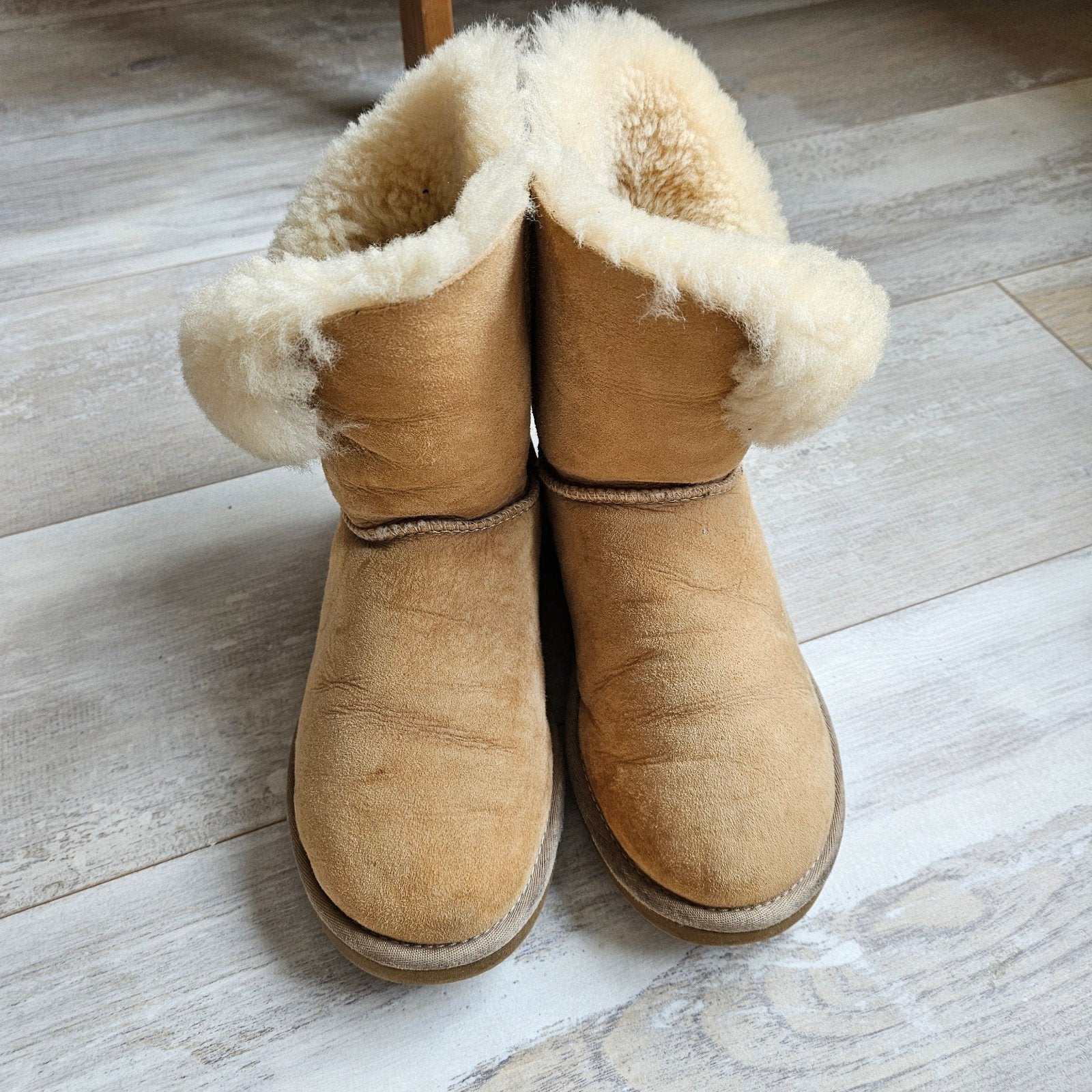 Uggs maat 38 - Beige Classic Mini laarzen, UGG, Beige, Lage of Enkellaarzen, Ophalen of Verzenden