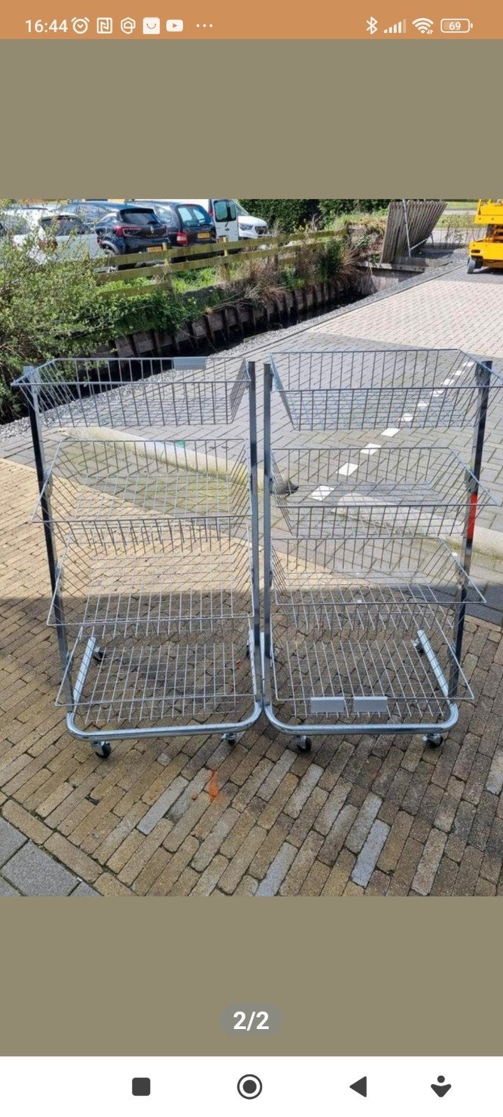 Winkelmandje metaal voor Product, 100 liter of meer, Ophalen of Verzenden, Transportkar