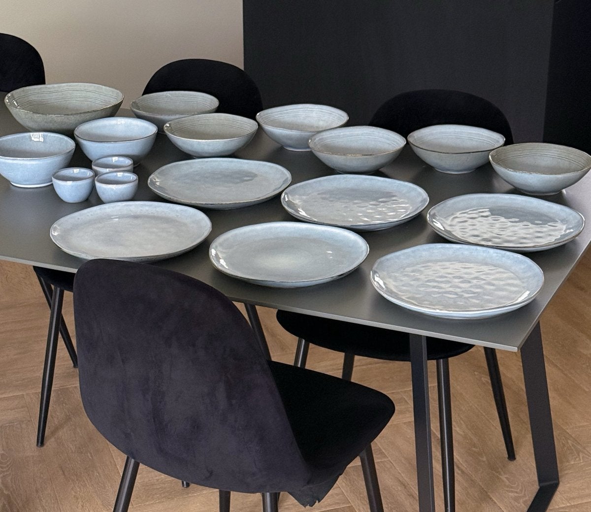 Servies Ottawa blauw Blokker en Toscane Xenos servies, Ophalen, Overige merken, Zo goed als nieuw, Overige stijlen
