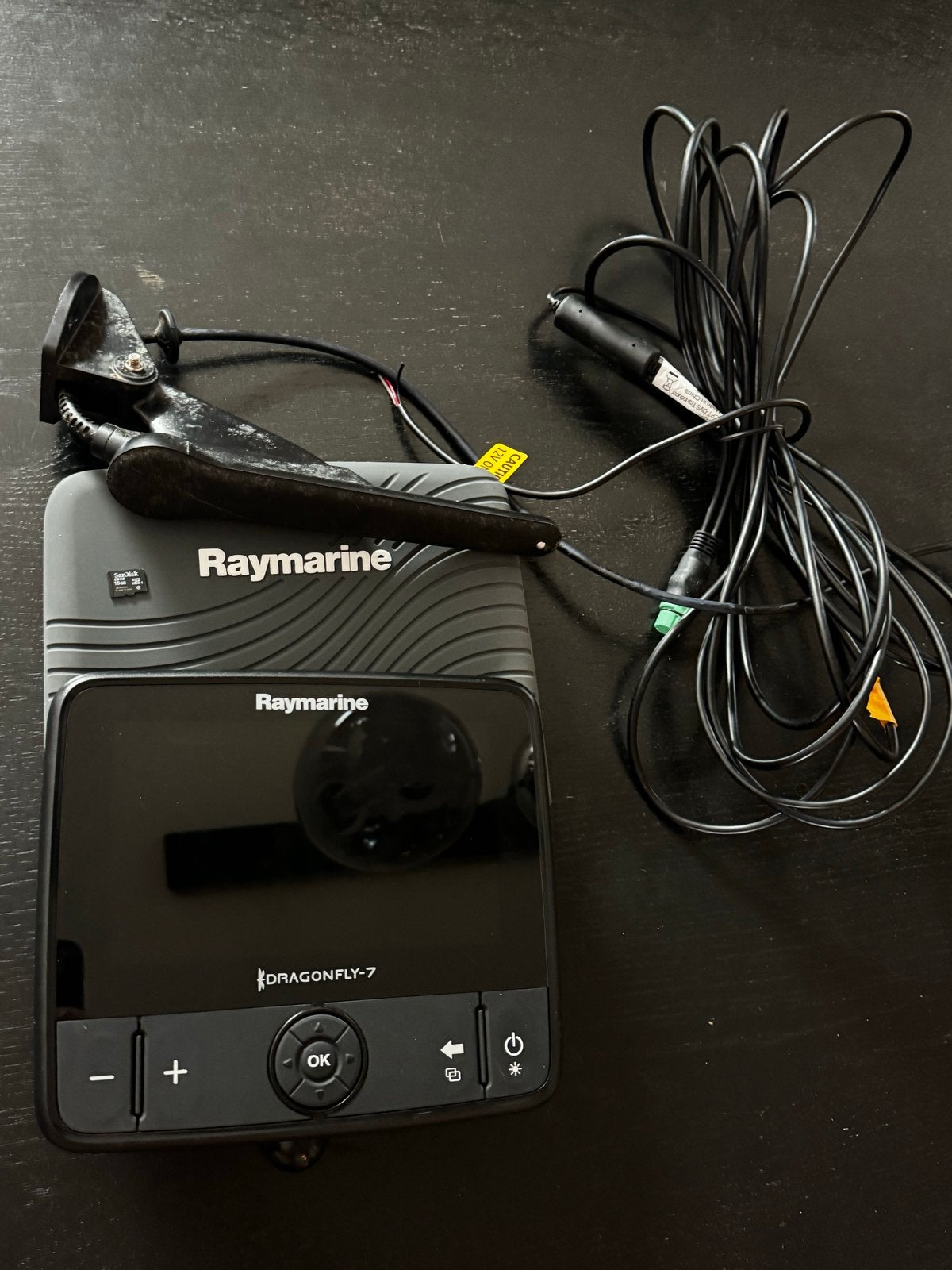 Raymarine Dragonfly-7 PRO Fishfinder/GPS met transducer, Ophalen of Verzenden, Zo goed als nieuw, Overige typen