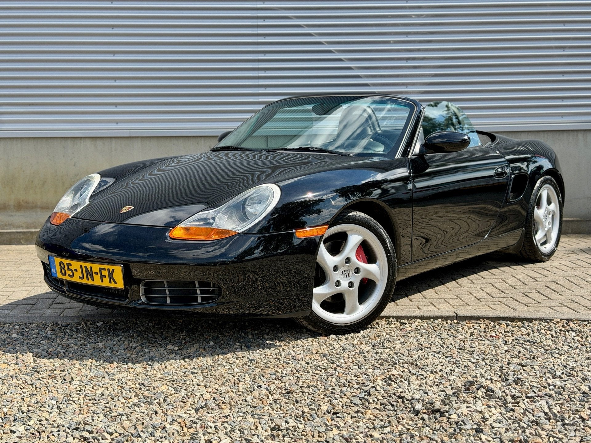 Porsche Boxster S 3.2 S [ NL-auto, handgeschakeld, zeer mooi, Achterwielaandrijving, Gebruikt, Zwart, Zwart