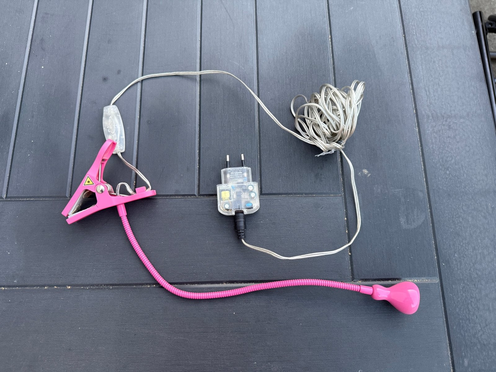 Ikea leeslampje roze, Verstelbaar, Ophalen, Gebruikt, Roze