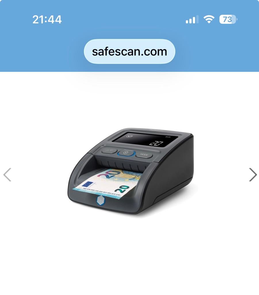 Safescan 155s valsgelddetector, Ophalen of Verzenden