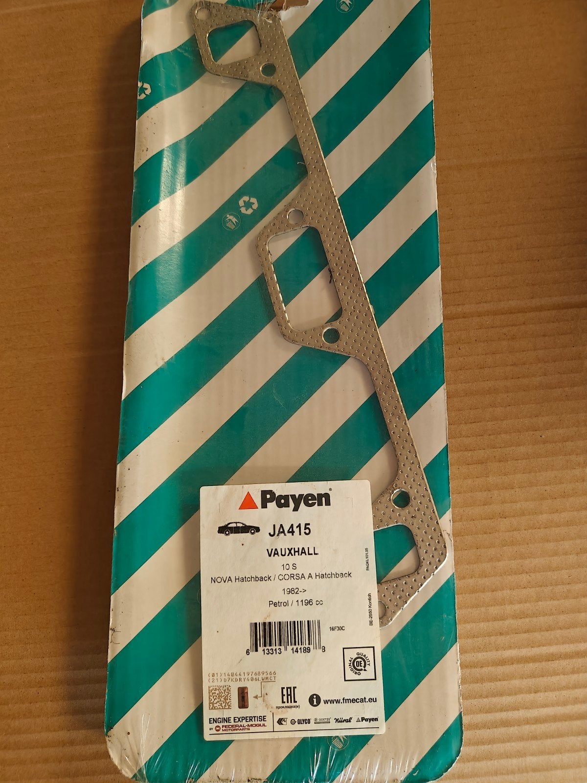 Uitlaat spruitstuk pakking Opel Kadett 1200 ohv cc, Auto-onderdelen, Ophalen of Verzenden, Nieuw, Opel