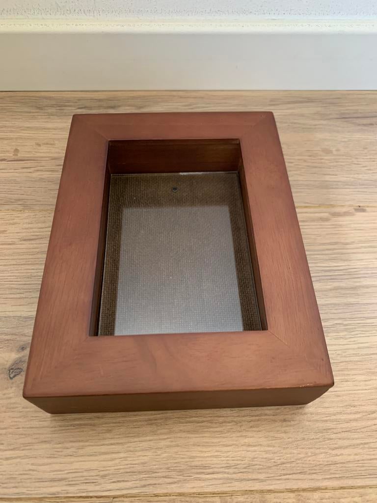 Houten fotolijst, Ophalen of Verzenden, Zo goed als nieuw, Hout