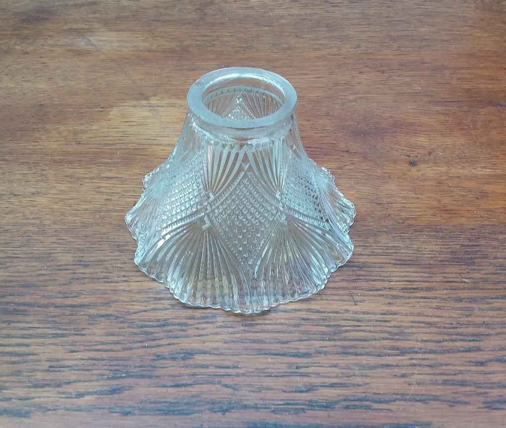 Klein holophane lampenkapje, Hanglamp, Gebruikt, Rond, Ophalen of Verzenden