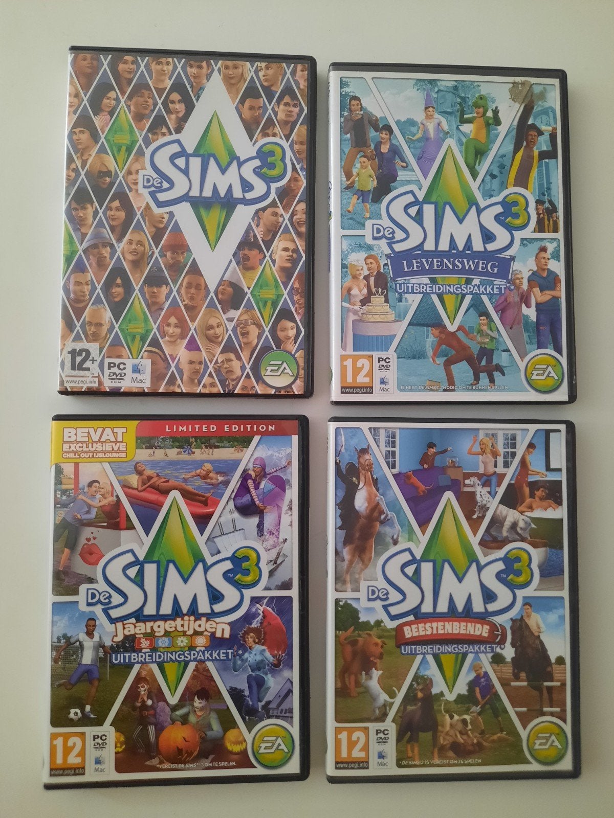 De Sims 3 + 2 uitbreidingspakketten (PC/Mac), Spelcomputers en Games, Games | Pc, Gebruikt, 1 speler, Ophalen of Verzenden, Vanaf 12 jaar