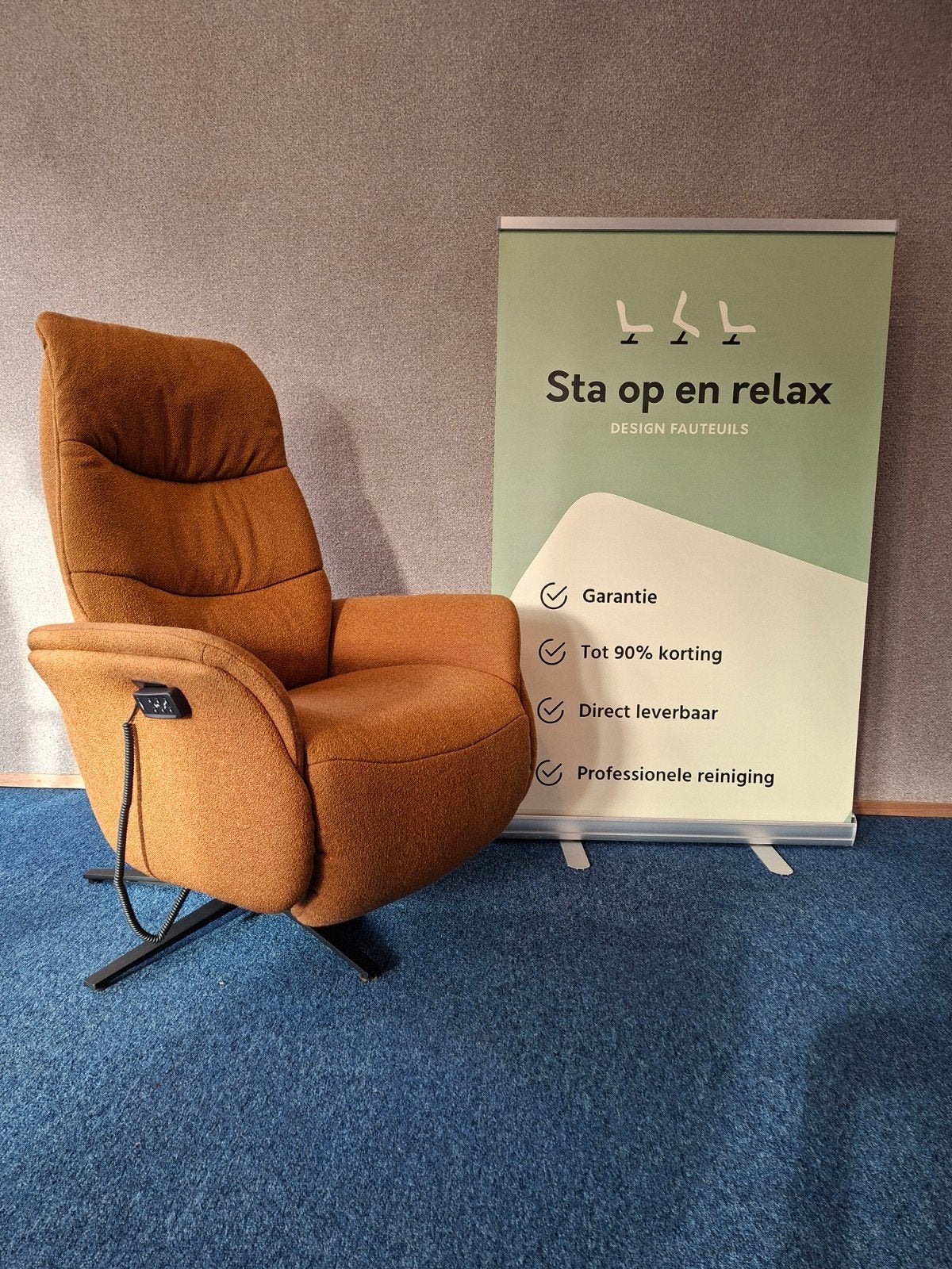 Sta  op relax fauteuil Meubelzorg als nieuw evt op accu🔋, Hoofdstraat 60 Schijndel, Ophalen of Verzenden, Zo goed als nieuw, Staopenrelax@gmail.com