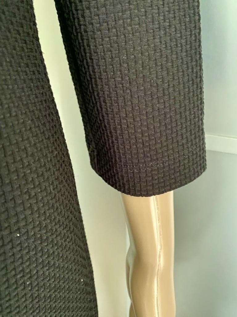 H762 Vanilia maat S=36 jurk kort jurkje basic zwart, Kleding | Dames, Jurken, Vanilia, Zwart, Ophalen of Verzenden, Zo goed als nieuw