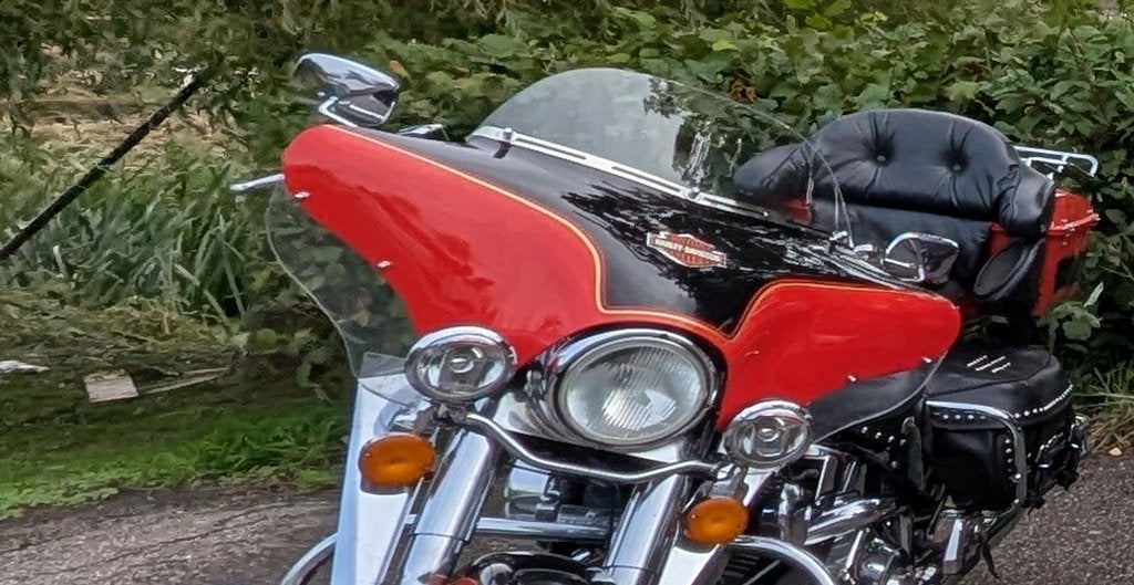 H-D Windscherm / Ruit Helder / Transparant H=29 cm x B=56 cm, Motoren, Ophalen, Gebruikt
