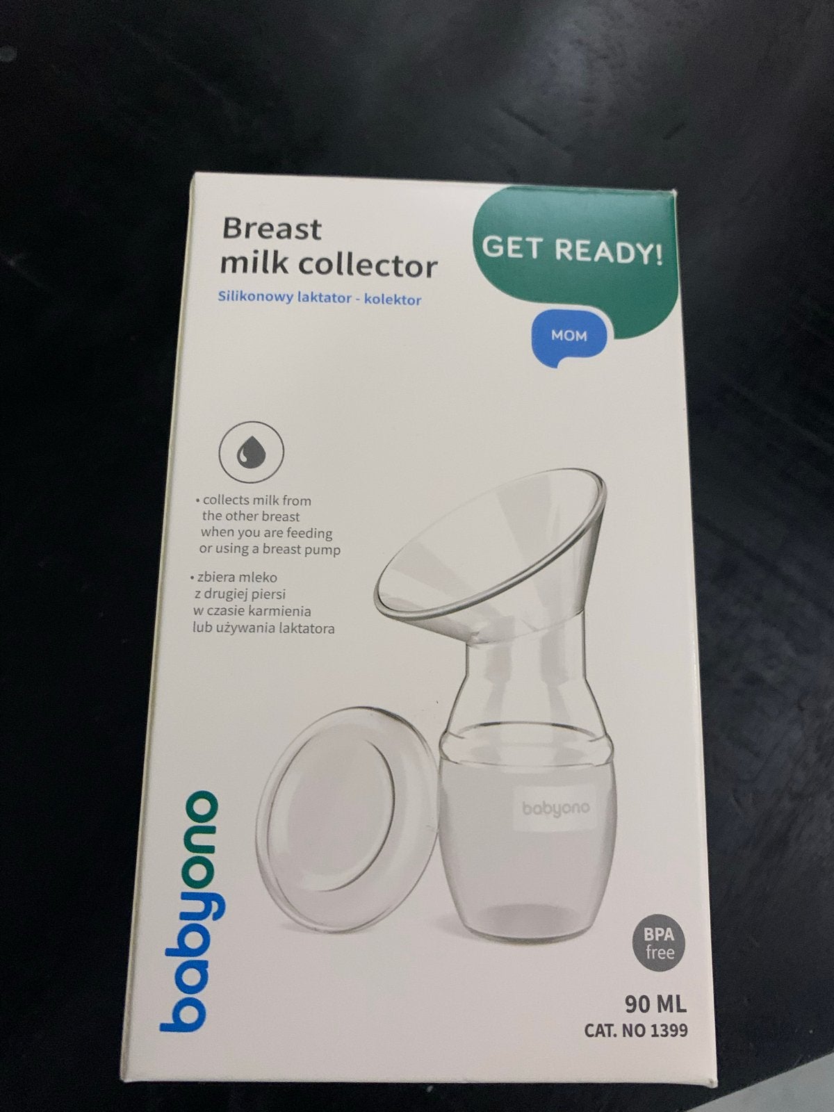 Babyono Borstmelkcollector - Siliconen - BPA-vrij - 90ml, Ophalen of Verzenden, Gebruikt