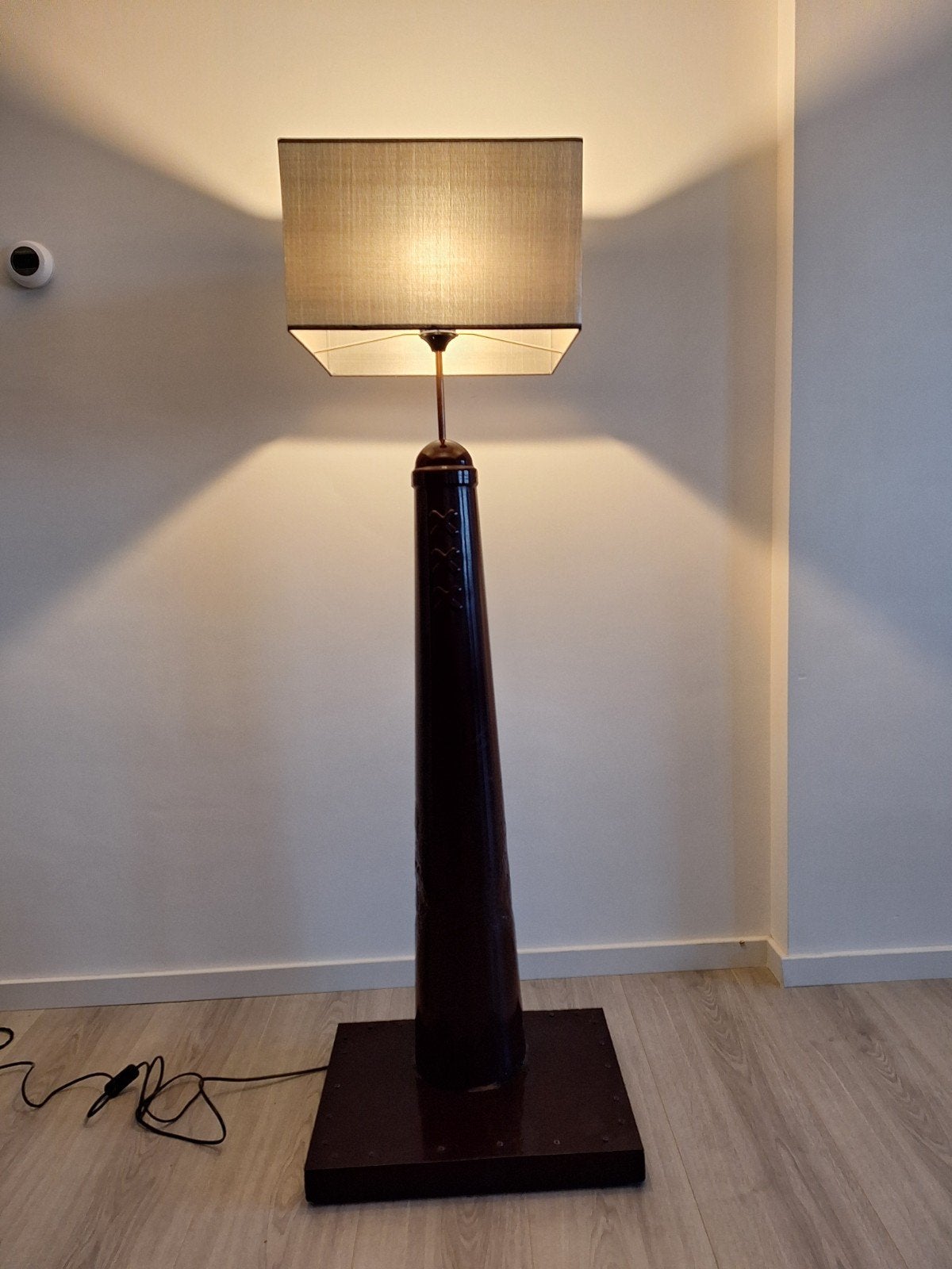 Originele Amsterdammertje als schemerlamp, Ophalen, Gebruikt, 100 tot 150 cm, Metaal