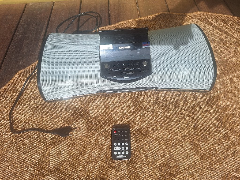 Sharp DK-A10H(BK) Music System met iPod-dock, Ophalen of Verzenden, Zo goed als nieuw, Cd-speler, Sharp