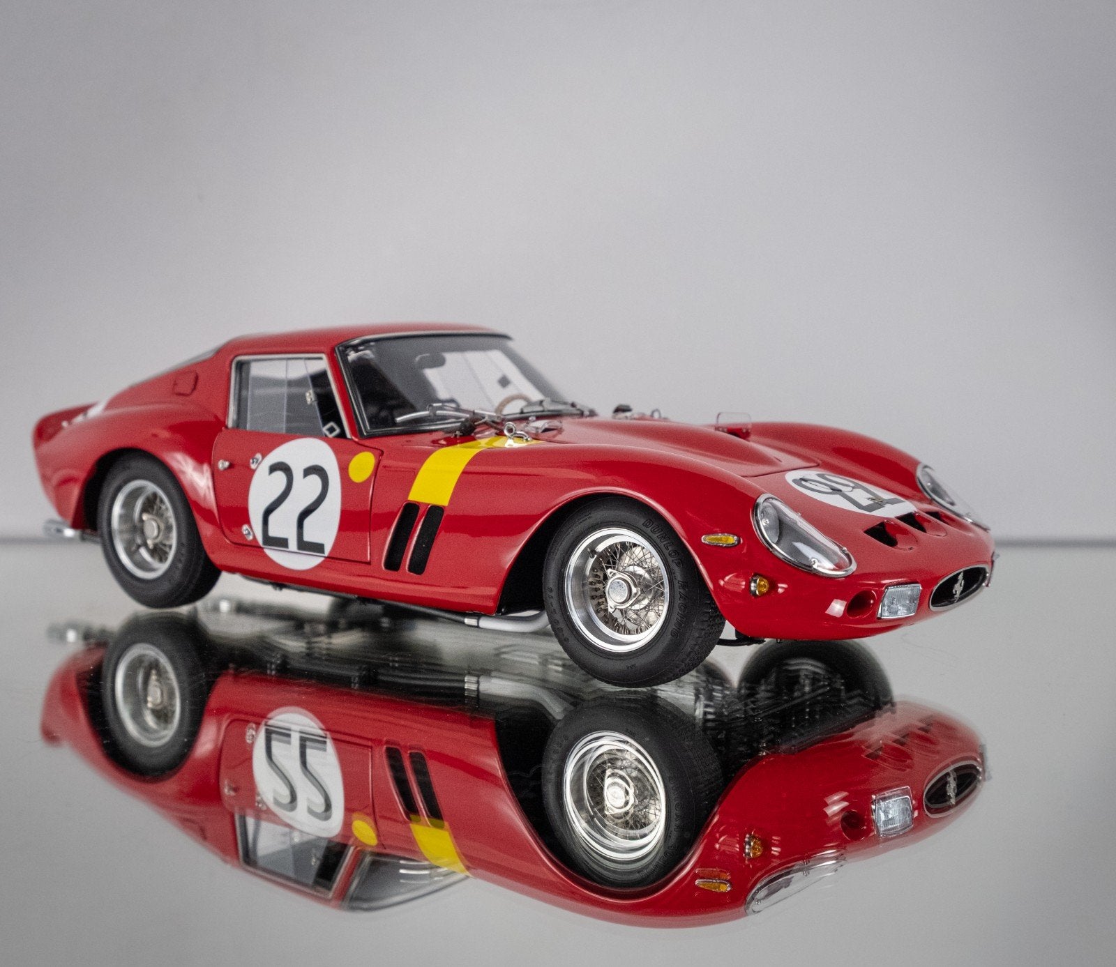 CMC Ferrari 250GTO Le Mans 1962, M-253, Ophalen of Verzenden, Zo goed als nieuw, Auto, Overige merken