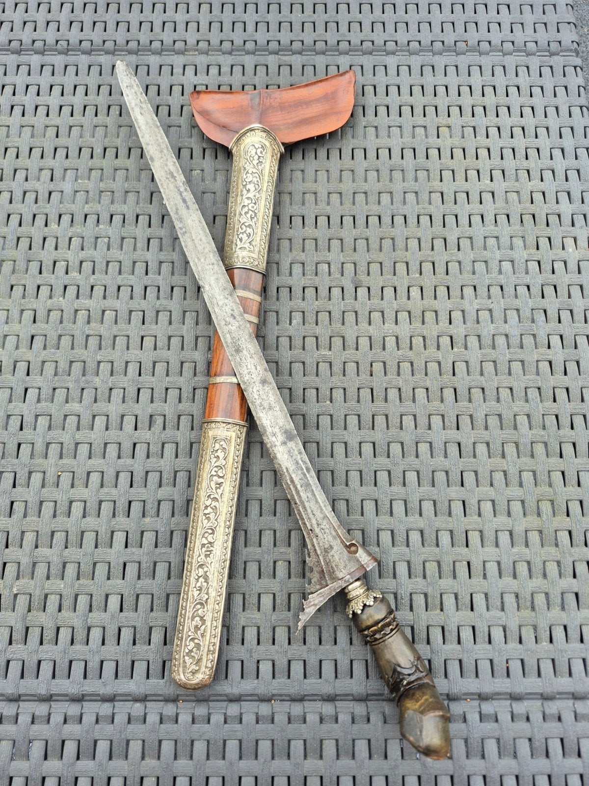 Antieke Sumatraanse keris panjang Behari, Ophalen of Verzenden