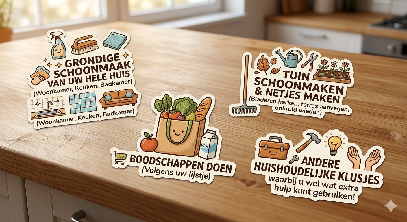 HARDWERKENDE & BETROUWBARE HULP IN HUIS GEZOCHT?, Ophalen