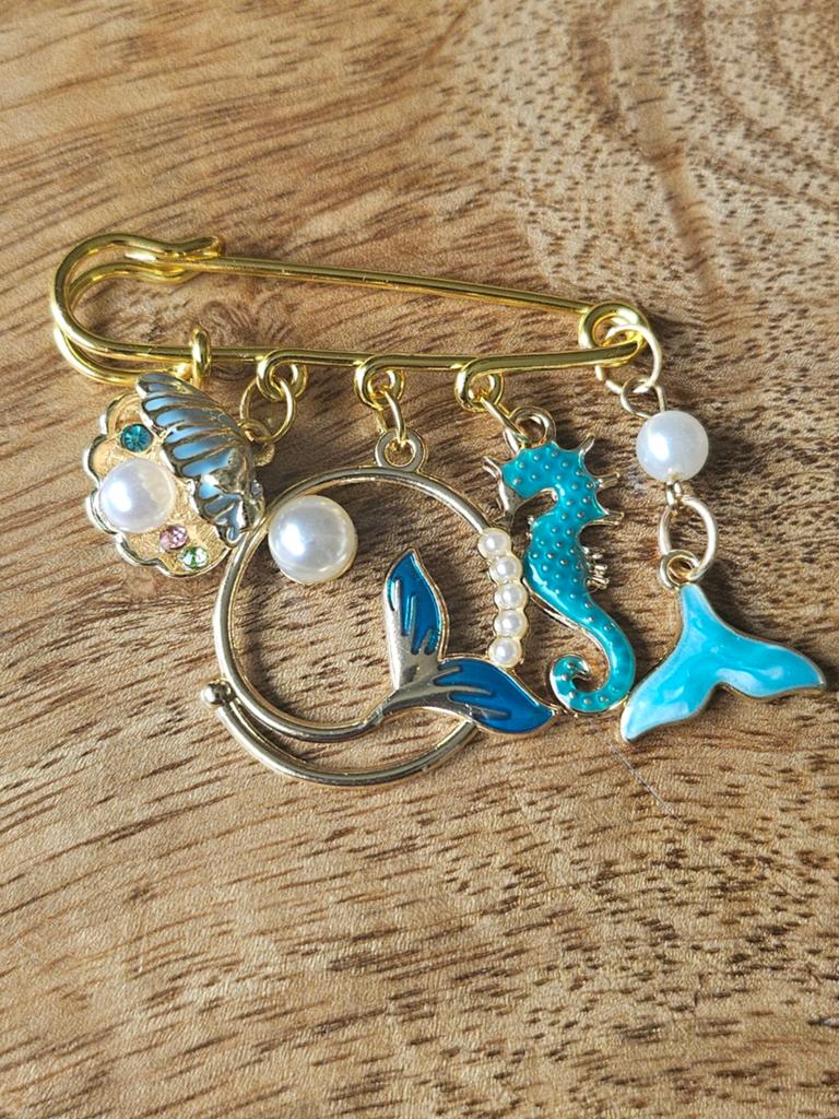 Broche, Verzenden, Nieuw, Zilver, Overige materialen