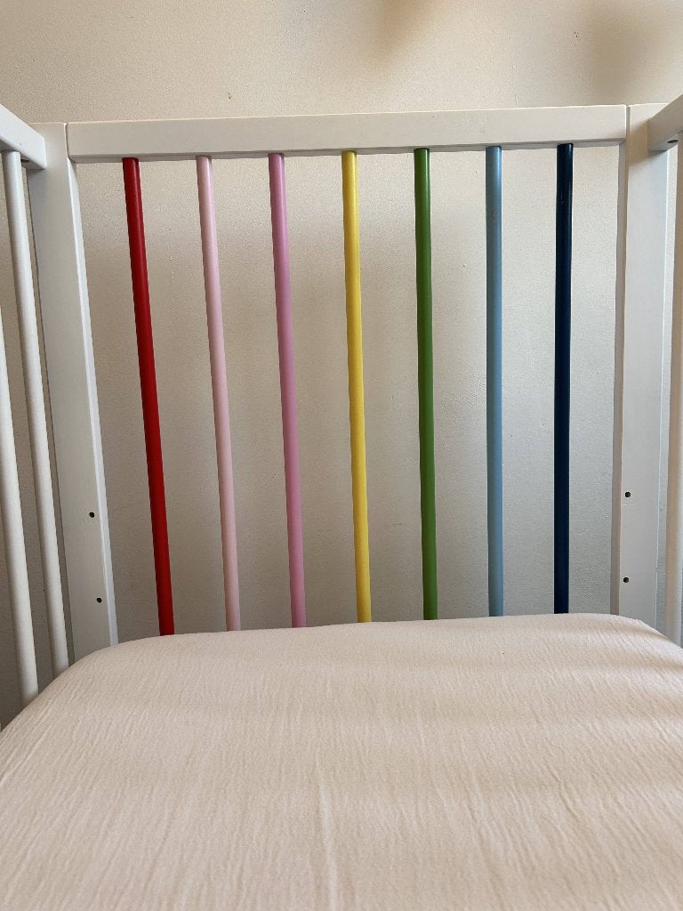 ledikant regenboog., Zo goed als nieuw, Minder dan 140 cm, Minder dan 70 cm, Ophalen