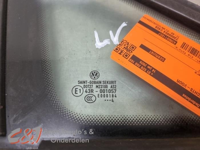 Driehoeks Ruit rechts-voor van een Volkswagen Caddy, Gebruikt, -, Volkswagen, -