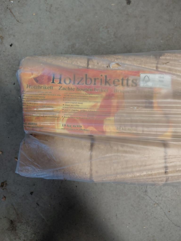 Houtbrikketten ruf 5 pakken, Tuin en Terras, Ophalen, Nieuw, Minder dan 3 meter, Minder dan 1 meter