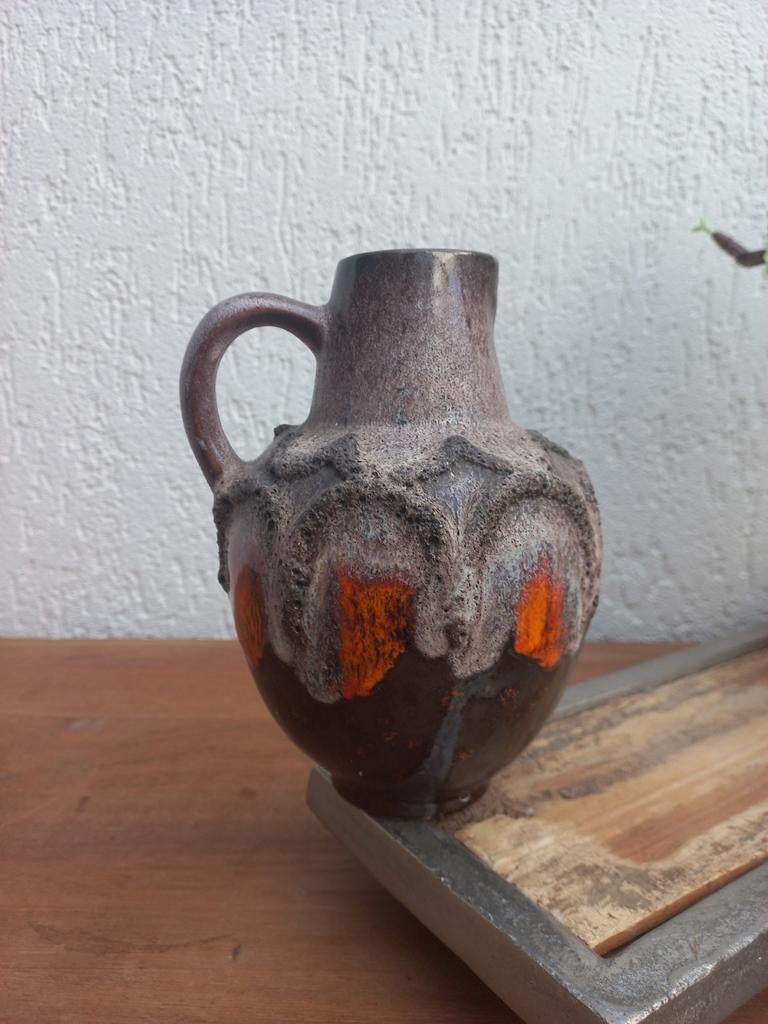 Strehla oorvaas. Vintage vaas. Keramiek., Antiek en Kunst, Antiek | Vazen, Ophalen of Verzenden