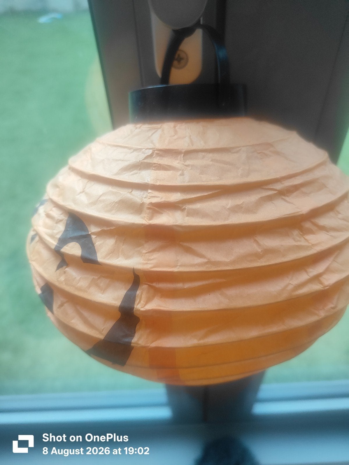 Halloween Pompoen Lampion - Oranje Decoratie, Ophalen of Verzenden, Gebruikt, Versiering, Halloween of Griezel