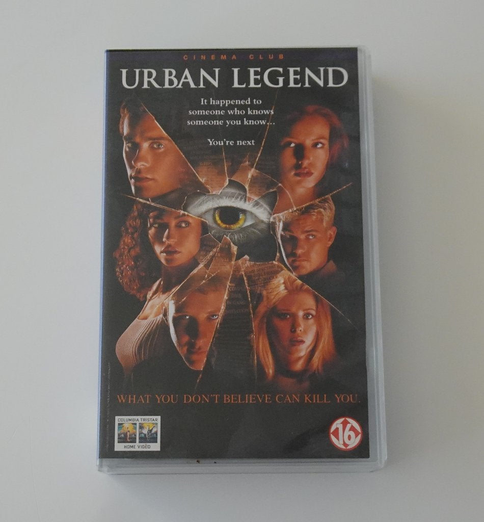 Urban Legend - Film op VHS uit 1998, Vanaf 6 jaar, Ophalen, Zo goed als nieuw, Overige genres