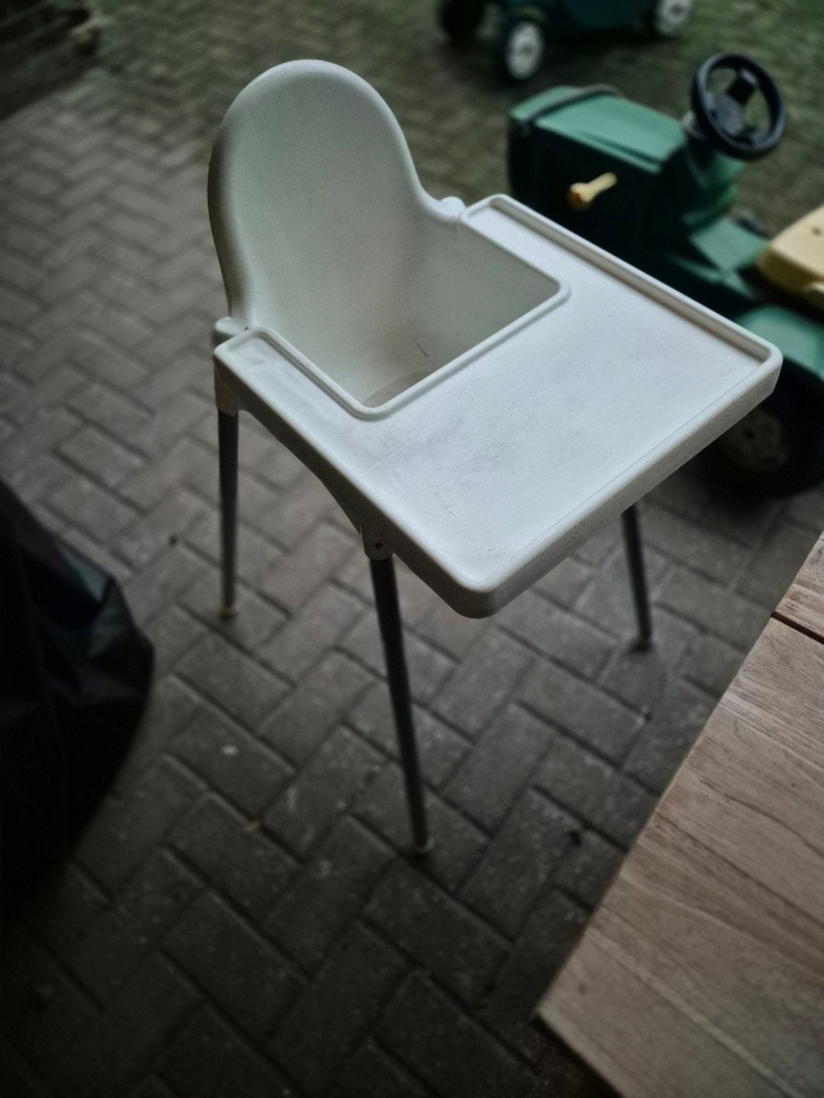 Ikea Antilop kinderstoel met dienblad en 2 kussens, Kinderen en Baby's, Ophalen, Gebruikt, Overige typen, Afneembaar eetblad
