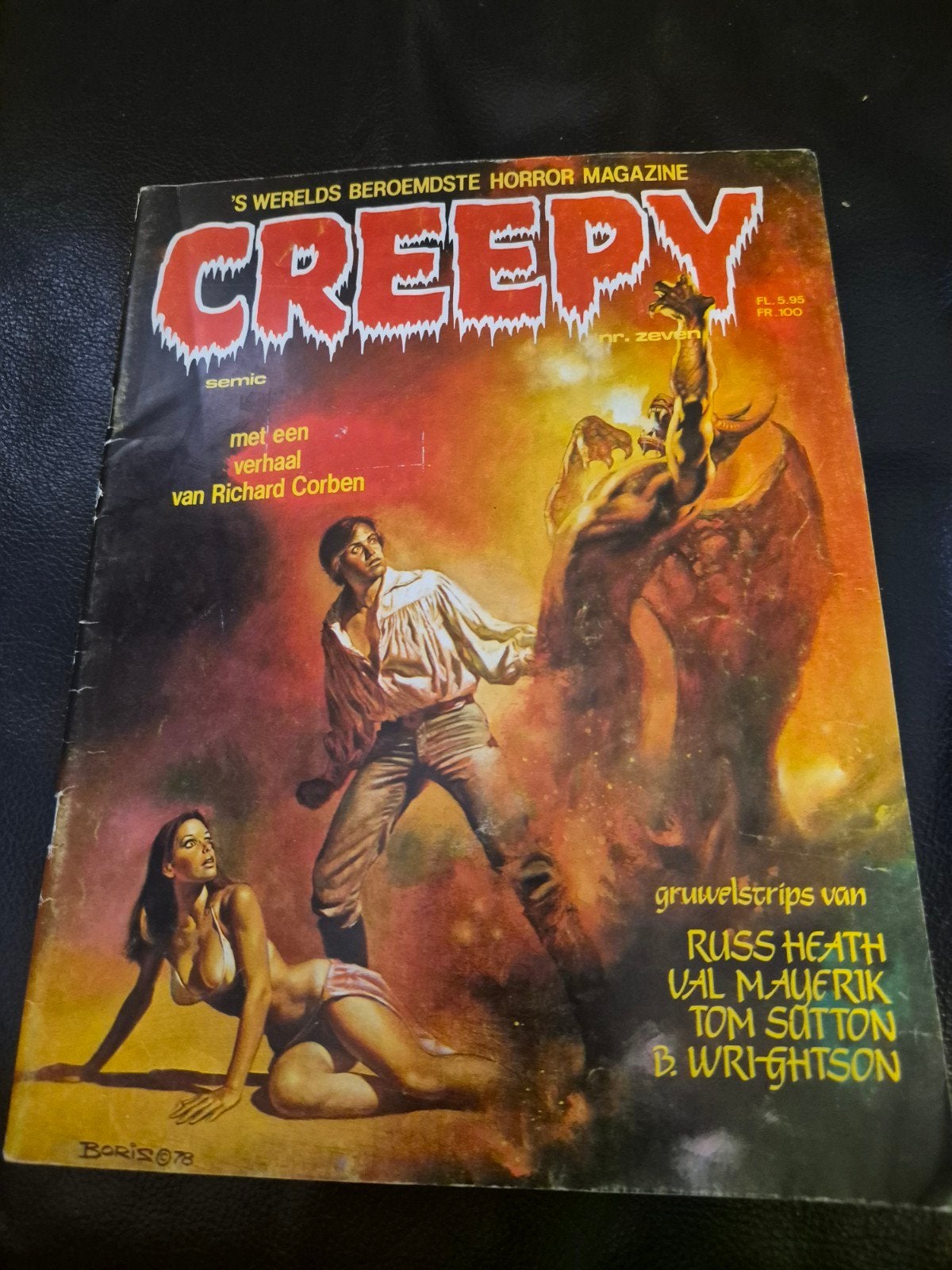 Creepy Magazine Semic Nr. Zeven - Horror Stripboek, Ophalen of Verzenden