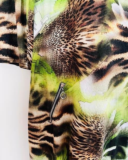 Angelle Milan groene jurk maat M, Kleding | Dames, Maat 38/40 (M), Ophalen of Verzenden, Zo goed als nieuw, Knielengte