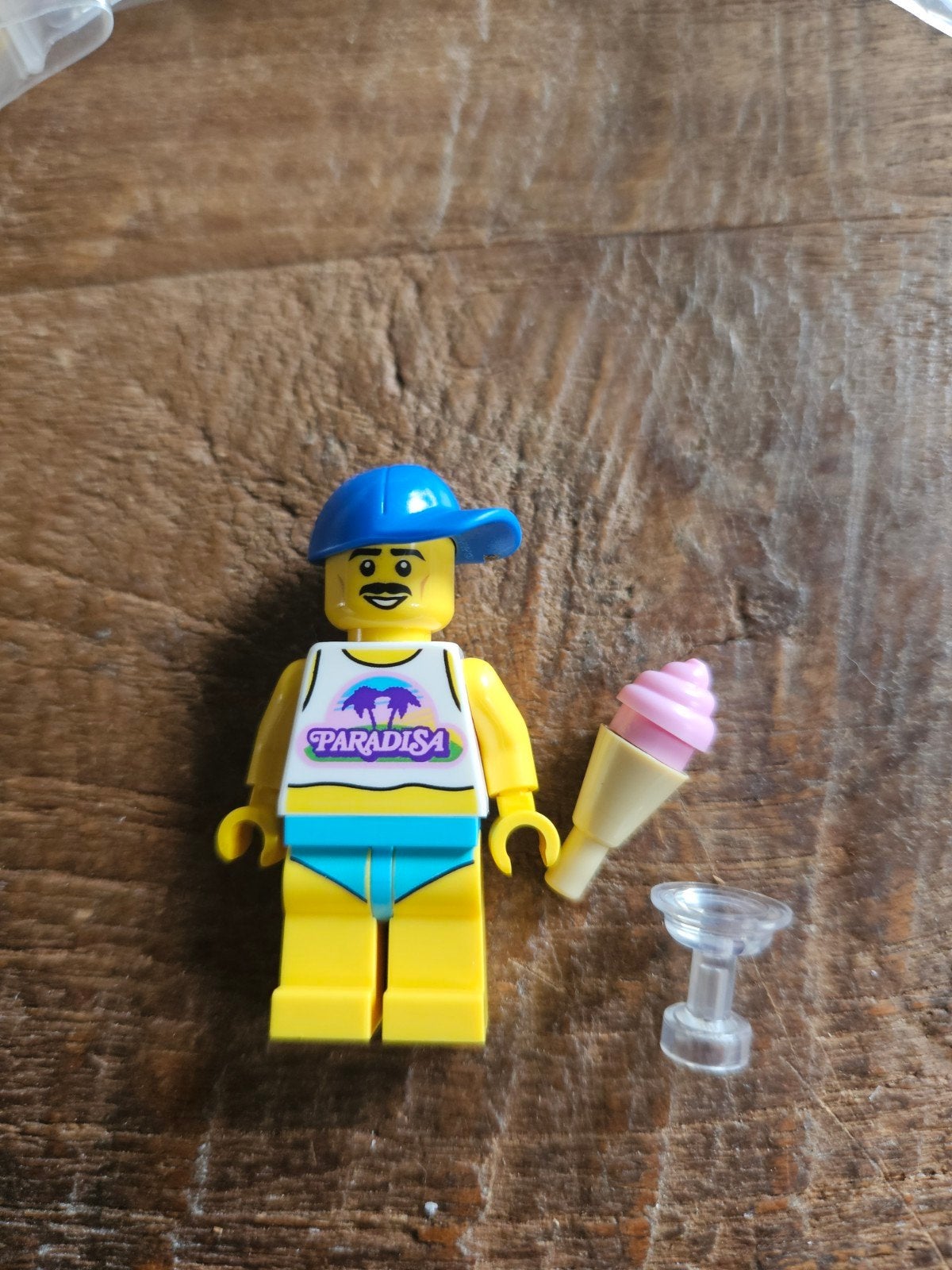 Lego Minifiguur Gumball met ijsje en beker, Verzenden, Gebruikt, Jongen of Meisje