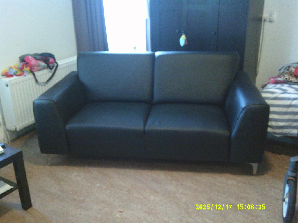 bankstel, Ophalen, Sky leer, 150 tot 200 cm, Driepersoons
