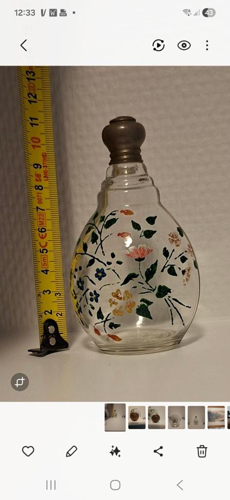 Vintage eau de cologne flesje 4711, Ophalen of Verzenden, Parfumfles