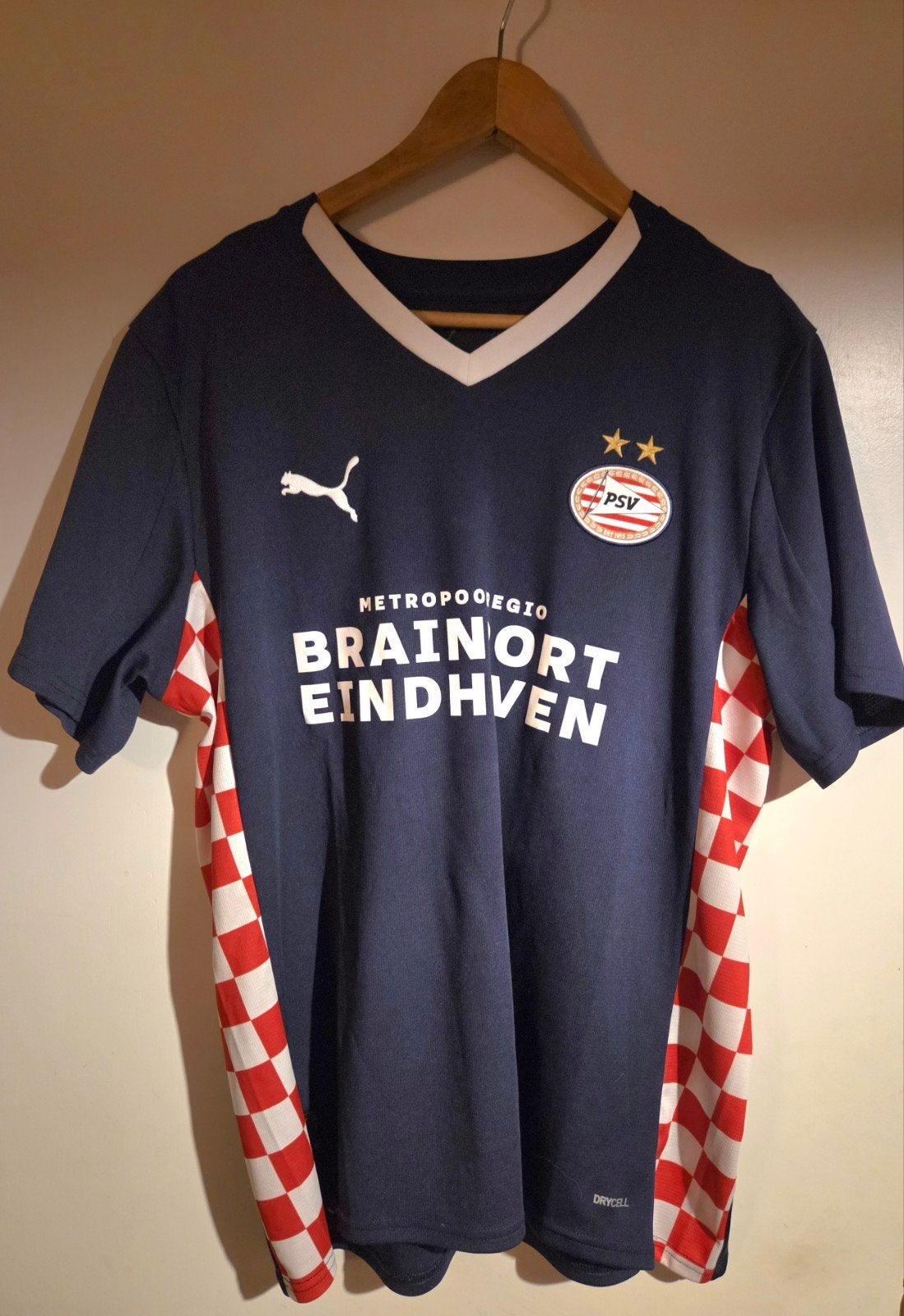 Psv shirt L seizoen 25-26, Kleding | Heren, Maat 52/54 (L), Blauw, Ophalen of Verzenden, Zo goed als nieuw