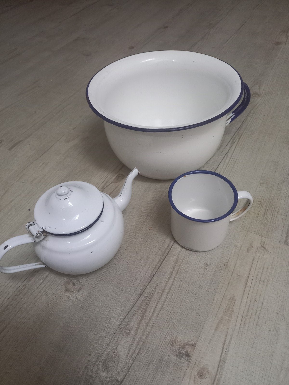 pispot beker en theepotje, Antiek en Kunst, Ophalen