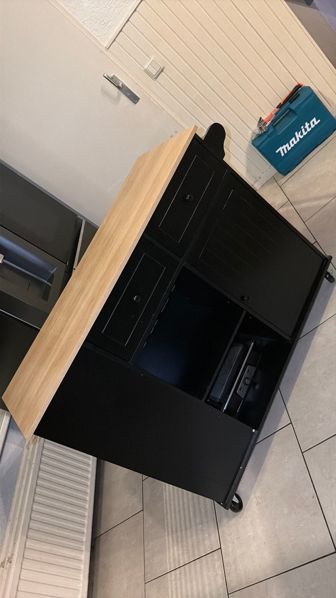 Keuken eiland op wielen, Antiek en Kunst, Ophalen