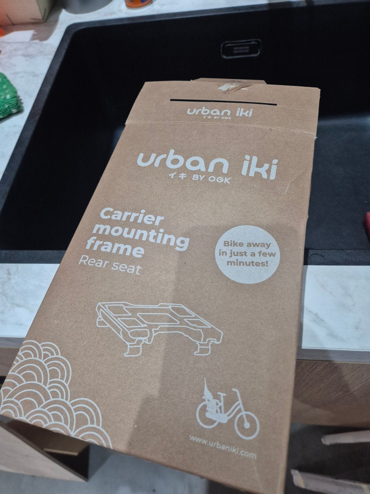 Urban Iki Frame Achterzitje Bevestigingsframe, Ophalen, Nieuw, Achterzitje, Urban Iki